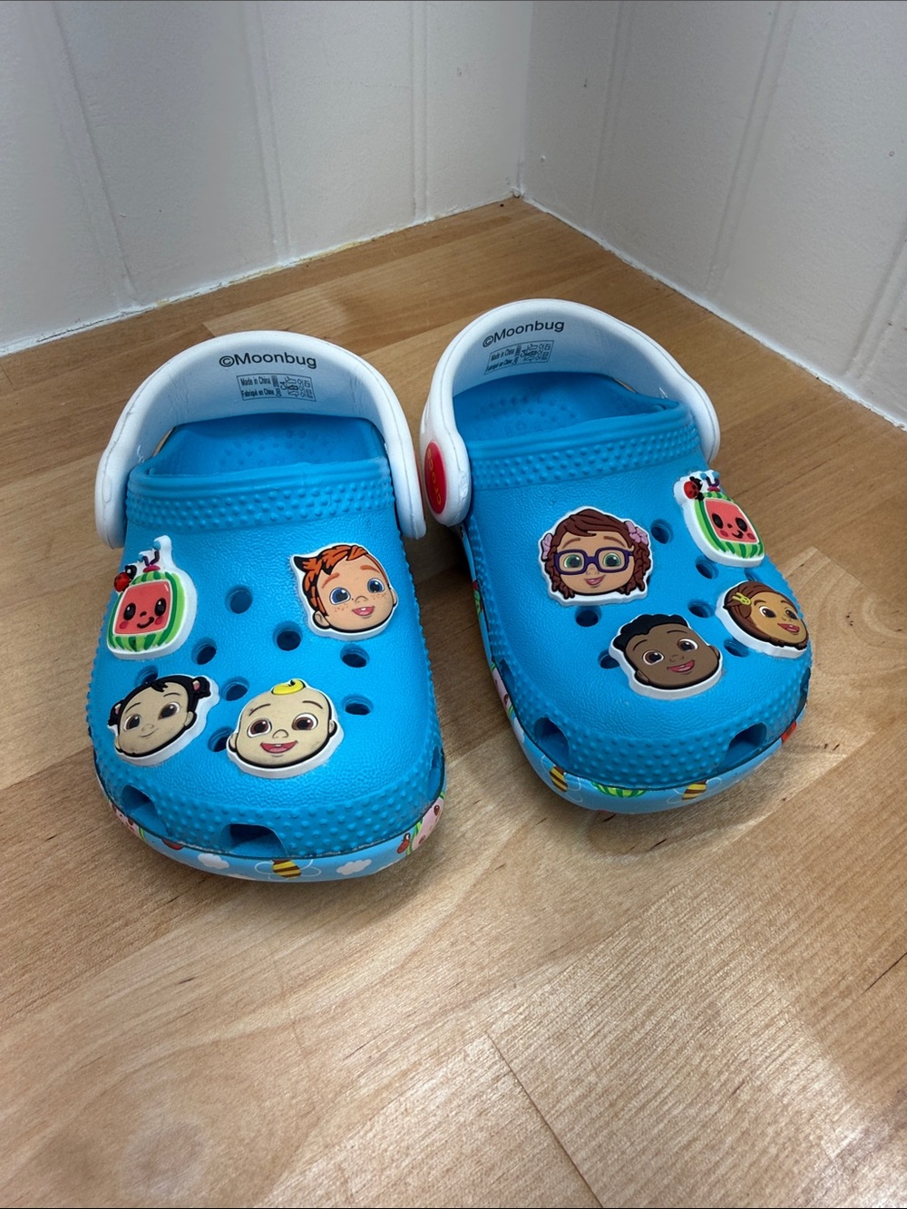 Kids Cocomelon Crocs Size 4